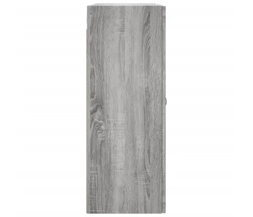 Sienas Skapītis, 69,5X34X90 Cm, Inženierijas Koks, Pelēks Koks Vidaxl