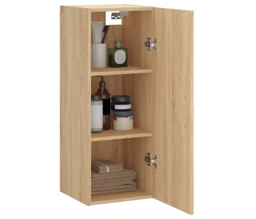 Sieninė Spintelė, Ąžuolo, 34,5X34X90cm Apdirbta Mediena Sieninė Spintelė, Ąžuolo, 34,5X34X90cm Apdirbta Mediena