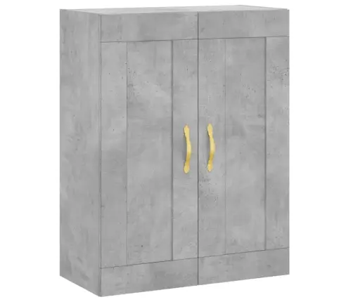 Sienas Skapītis, 69,5X34X90Cm, Inženierijas Koks, Betona Pelēks Vidaxl