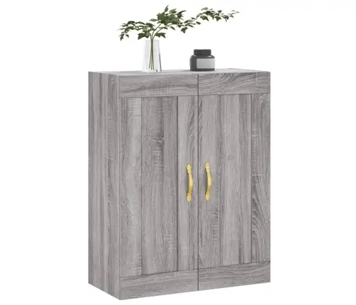 Prie Sienos Montuojama Spintelė, Pilka, 69,5X34X90cm Mediena