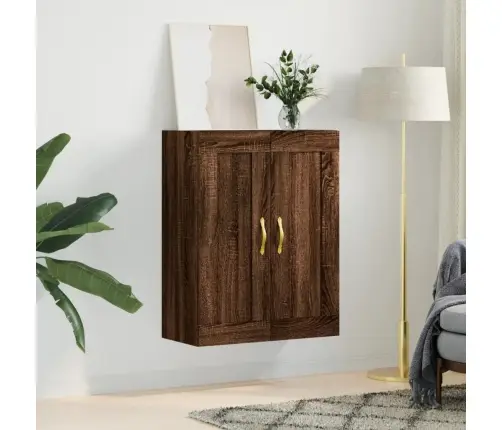 Sienas Skapītis, 69,5X34X90 Cm, Inženierijas Koks, Brūna Koka Vidaxl