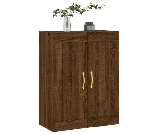 Sienas Skapītis, 69,5X34X90 Cm, Inženierijas Koks, Brūna Koka Vidaxl