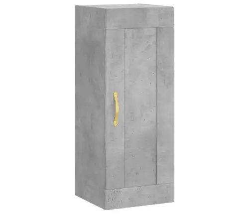Sienas Skapītis, 34,5X34X90Cm, Inženierijas Koks, Betona Pelēks Vidaxl