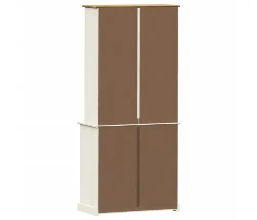 Kõrge Kapp "Vigo" Valge, 80 X 40 X 176 cm Männipuit