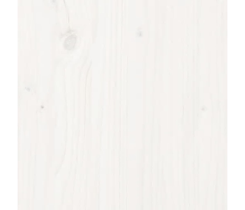 Bērnu Gultas Rāmis, Priedes Masīvkoks, 70X140 Cm, Balts Vidaxl