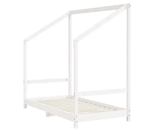 Lastevoodi Raam, Valge, 80 X 160 cm Männipuit