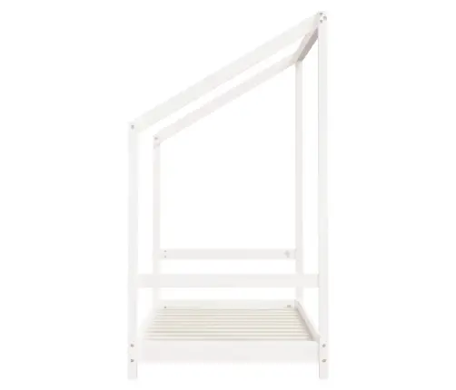 Lastevoodi Raam, Valge, 80 X 160 cm Männipuit