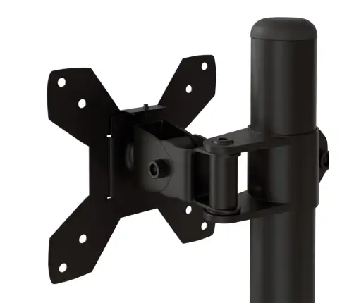 Monitora Statīvs, Melns, Tērauds, Vesa, 75/100 Mm Vidaxl