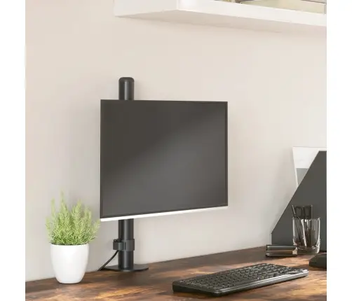 Monitora Statīvs, Melns, Tērauds, Vesa, 75/100 Mm Vidaxl