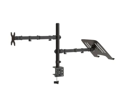 Monitora Statīvs, Melns, Tērauds, Vesa, 75/100 Mm Vidaxl