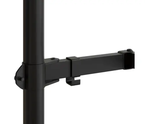 Monitora Statīvs, Melns, Tērauds, Vesa, 75/100 Mm Vidaxl