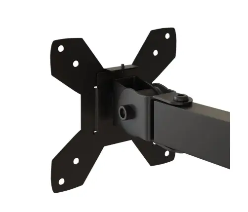 Monitora Statīvs, Melns, Tērauds, Vesa, 75/100 Mm Vidaxl