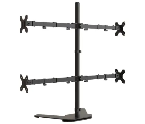 Monitora Statīvs, Melns, Tērauds, Vesa, 75/100 Mm Vidaxl