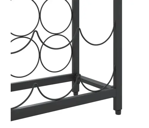 Vīna Pudeļu Plaukts 57 Pudelēm, 34X18X200 Cm, Kalta Dzelzs Vidaxl
