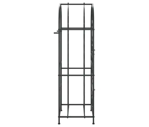 Vīna Pudeļu Plaukts 41 Pudelei, 45X36X120 Cm, Kalta Dzelzs Vidaxl