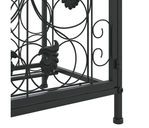 Vīna Pudeļu Plaukts 41 Pudelei, 45X36X120 Cm, Kalta Dzelzs Vidaxl