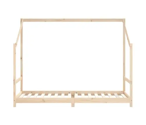 Bērnu Gultas Rāmis, 2X(90X200) Cm, Priedes Masīvkoks Vidaxl