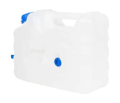Veekanister Kraaniga, Läbipaistev, 10 L, Plast