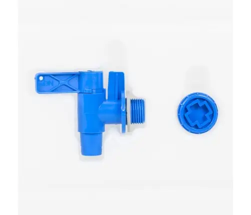 Veekanister Kraaniga, Läbipaistev, 10 L, Plast