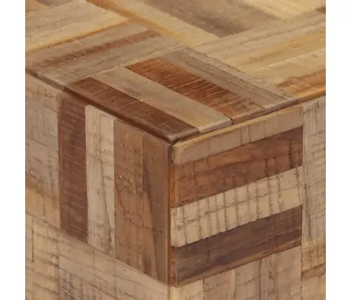 Šoninis Staliukas, 40X40X45cm Perdirbta Tikmedžio Mediena