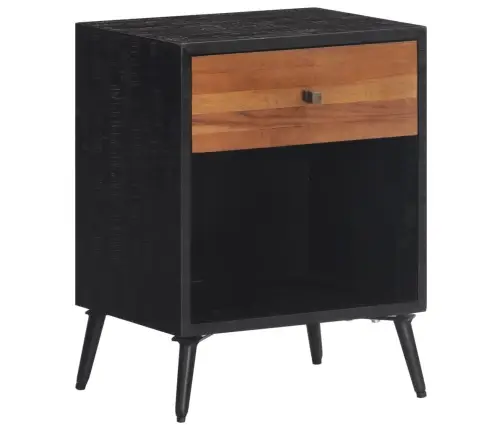 Naktsskapītis, 40X30X50 Cm, Masīvs Tīkkoks Vidaxl