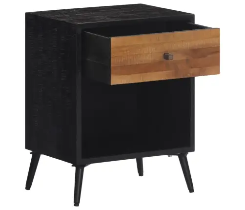 Naktsskapītis, 40X30X50 Cm, Masīvs Tīkkoks Vidaxl