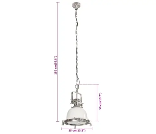 Griestu Lampa, 35X35X152 Cm, Alumīnijs Vidaxl