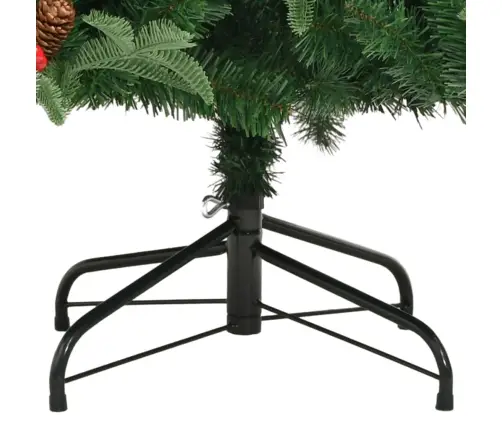 Kalėdų Eglutė Su Šakomis/Kankorėžiais/Uogomis, 210 Cm