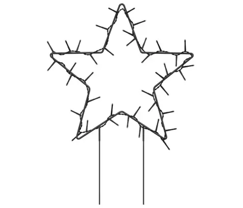 Jõulukaunistus Täht, 3 Tk, 50 Ledi, 29Cm Jõulukaunistus Täht, 3 Tk, 50 Ledi, 29Cm