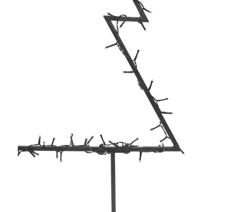 Ziemassvētku Gaismas Dekors, Egles Forma, 115 Led, 90 Cm Vidaxl