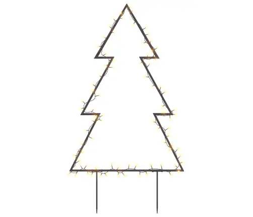 Ziemassvētku Gaismas Dekors, Egles Forma, 80 Led, 60 Cm Vidaxl