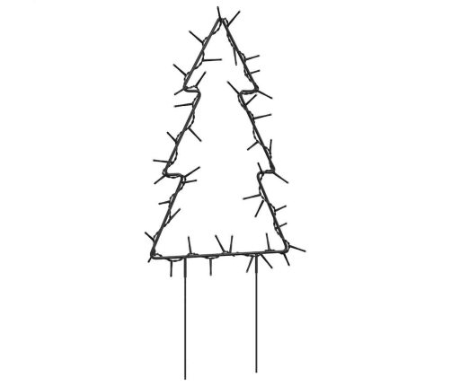 Ziemassvētku Gaismas Dekori, Egles Forma, 3 Gab., 50 Led, 30 Cm Vidaxl