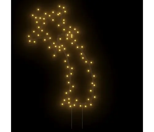 Ziemassvētku Gaismas Dekors, Zvaigzne, 80 Led, 62 Cm Vidaxl