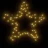 Ziemassvētku Gaismas Dekors, Zvaigznes Forma, 80 Led, 60 Cm Vidaxl