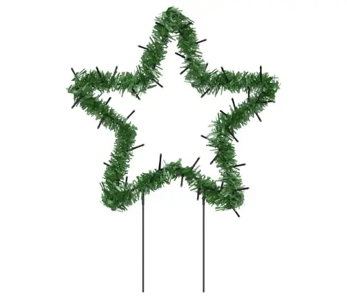 Ziemassvētku Gaismas Dekors, Zvaigznes Forma, 3 Gab., 50 Led Vidaxl