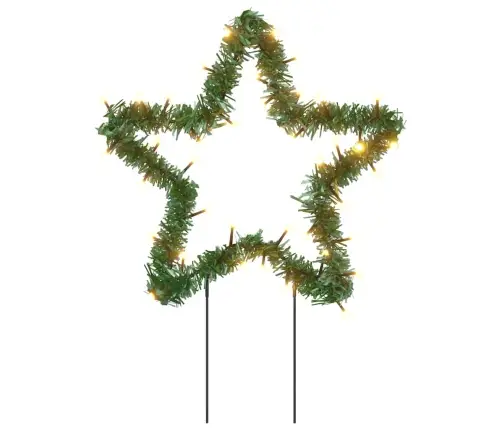 Ziemassvētku Gaismas Dekors, Zvaigznes Forma, 3 Gab., 50 Led Vidaxl