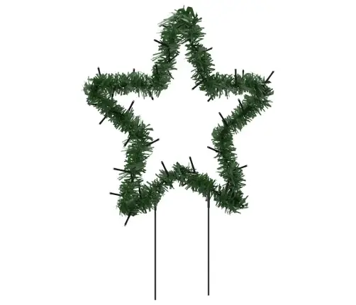 Ziemassvētku Gaismas Dekors, Zvaigznes Forma, 3 Gab., 50 Led Vidaxl