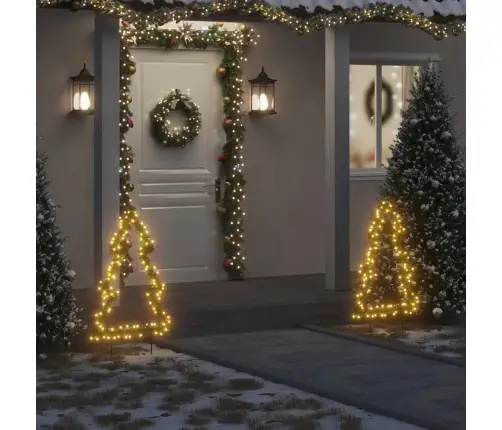 Jõulukaunistus Puu Koos Maavaiadega, 115 Ledi, 90 Cm