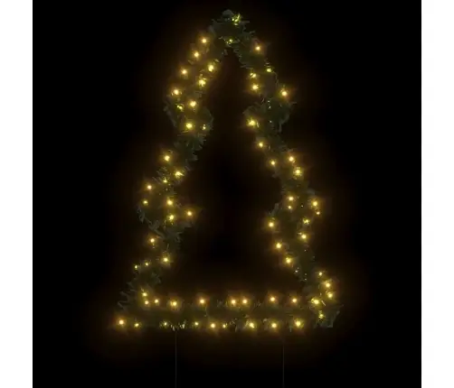 Kalėdinė Šviečianti Dekoracija Eglutė Su Smaigais, 80Led, 60Cm Kalėdinė Šviečianti Dekoracija Eglutė Su Smaigais, 80Led, 60Cm