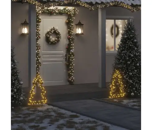Kalėdinė Šviečianti Dekoracija Eglutė Su Smaigais, 80Led, 60Cm Kalėdinė Šviečianti Dekoracija Eglutė Su Smaigais, 80Led, 60Cm