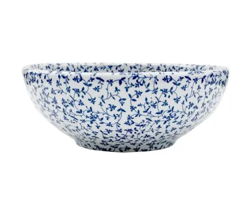 Valamu Tööpinnale, Valge Ja Sinine, Ümar, Φ41X14, Keraamiline