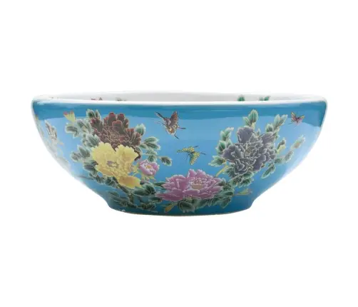 Izlietne, Liekama Uz Virsmas, Daudzkrāsains, Apaļa, Φ41X14 Cm Vidaxl