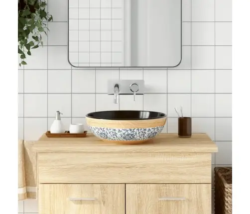 Izlietne, Liekama Uz Virsmas, Daudzkrāsains, Apaļa, Φ41X14 Cm Vidaxl