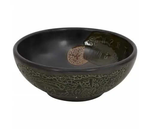 Valamu Tööpinnale, Must, Ümar, Φ41 X 14, Keraamiline