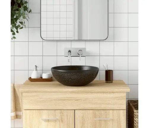 Valamu Tööpinnale, Must, Ümar, Φ41 X 14, Keraamiline