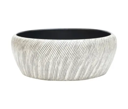 Izlietne, Liekama Uz Virsmas, Melni Pelēka, Apaļa, Φ41X14 Cm Vidaxl