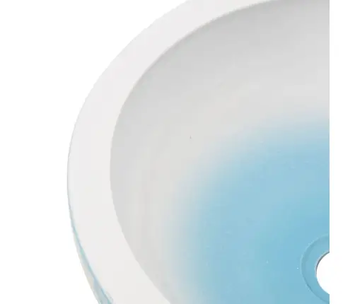 Praustuvas Ant Stalviršio, Baltas/Mėlynas, 41X14cm Keramika