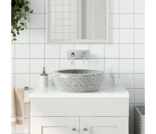 Valamu Tööpinnale, Hall, Ümar, Φ41X14, Keraamiline