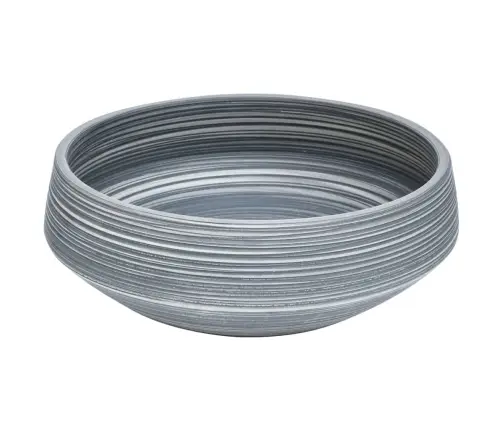 Izlietne, Liekama Uz Virsmas, Pelēka, Apaļa, Φ41X14 Cm Vidaxl