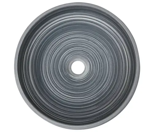 Izlietne, Liekama Uz Virsmas, Pelēka, Apaļa, Φ41X14 Cm Vidaxl